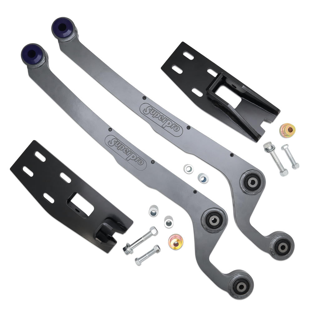 SuperPro Front Radius Arm Fixed Offset Correction Arms Kit