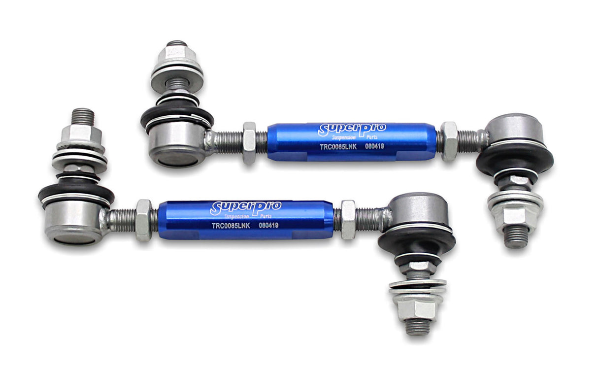 SuperPro Sway Bar Link Kit - Heavy Duty Adjustable