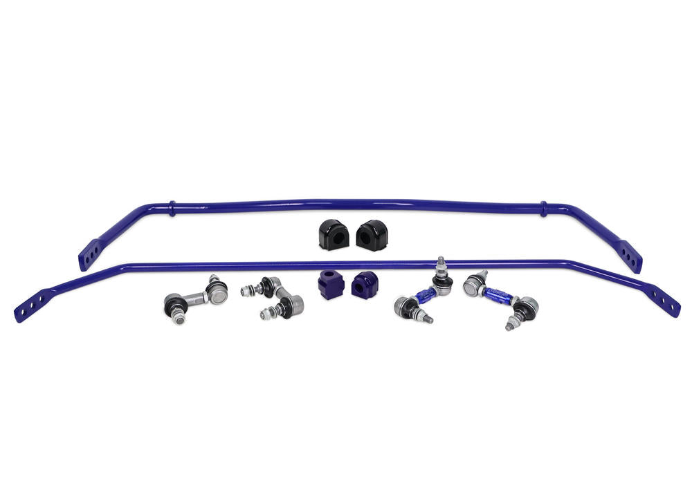 SuperPro 24mm Front Adjustable & 16mm Rear Adjustable Sway Bar Kit