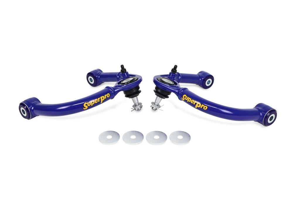 SuperPro Front Fixed Offset Upper Control Arm Kit incl. Ball Joints