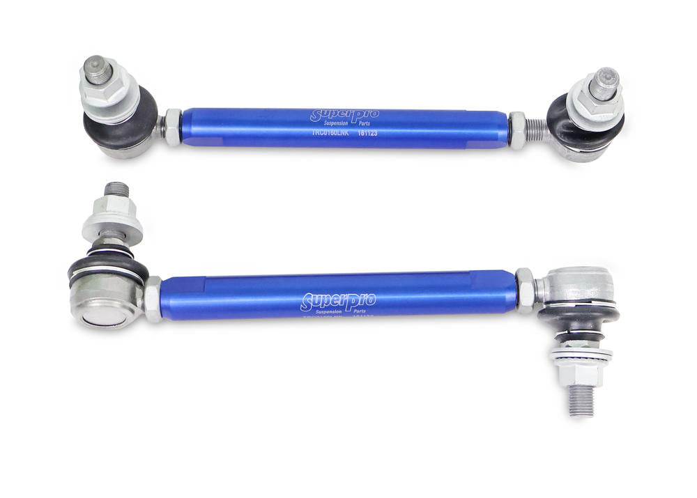SuperPro Sway Bar Link Kit - Heavy Duty Adjustable