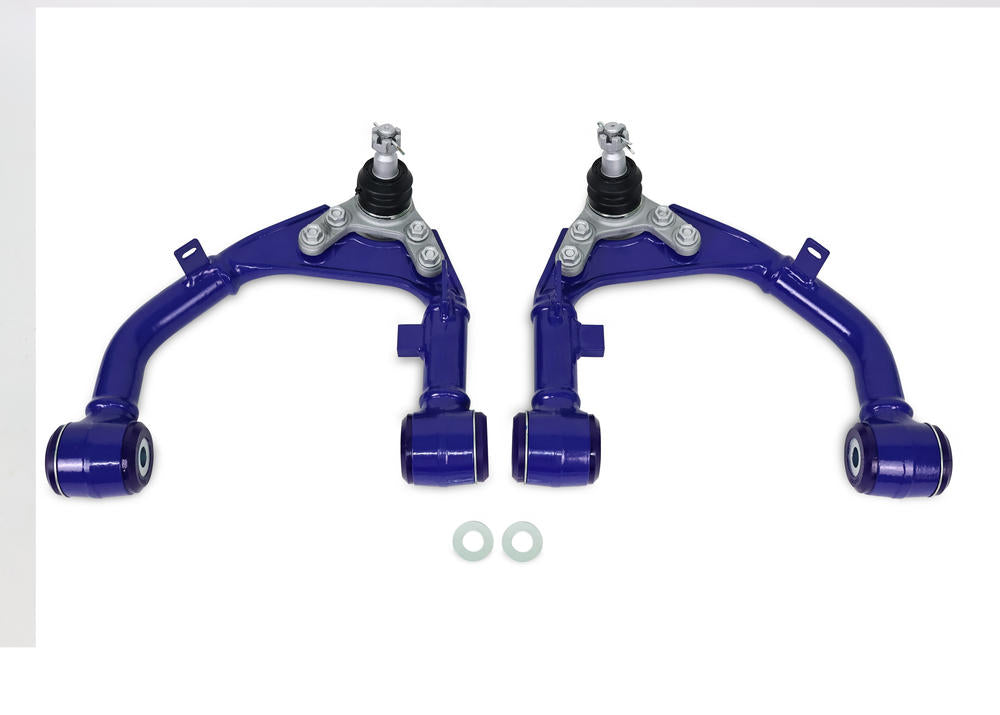 SuperPro Front Fixed Offset Upper Control Arm Kit incl. Ball Joints