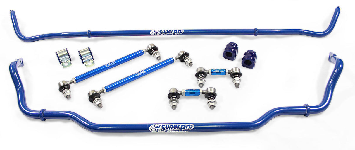 SuperPro 24mm Front & 18mm Rear Roll Control Sway Bar Kit