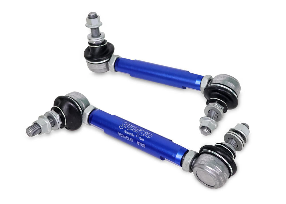 SuperPro Sway Bar Link Kit - Heavy Duty Adjustable