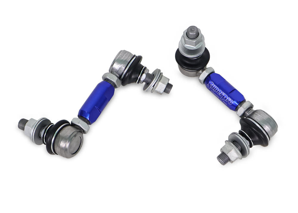 SuperPro Sway Bar Link Kit - Heavy Duty Adjustable
