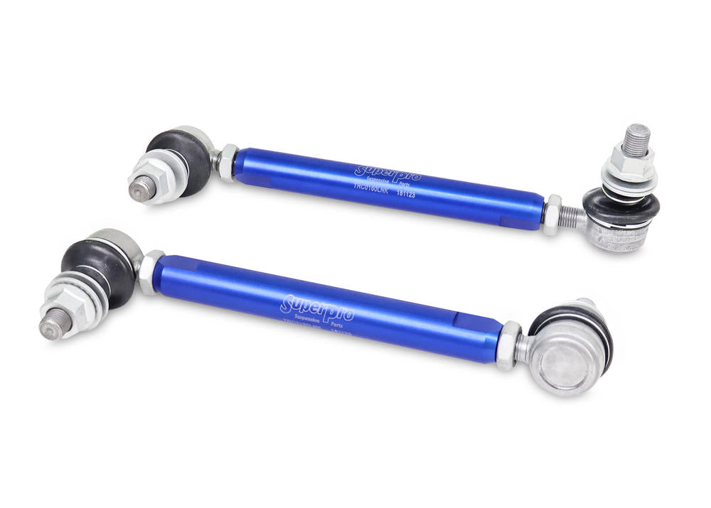 SuperPro Sway Bar Link Kit - Heavy Duty Adjustable