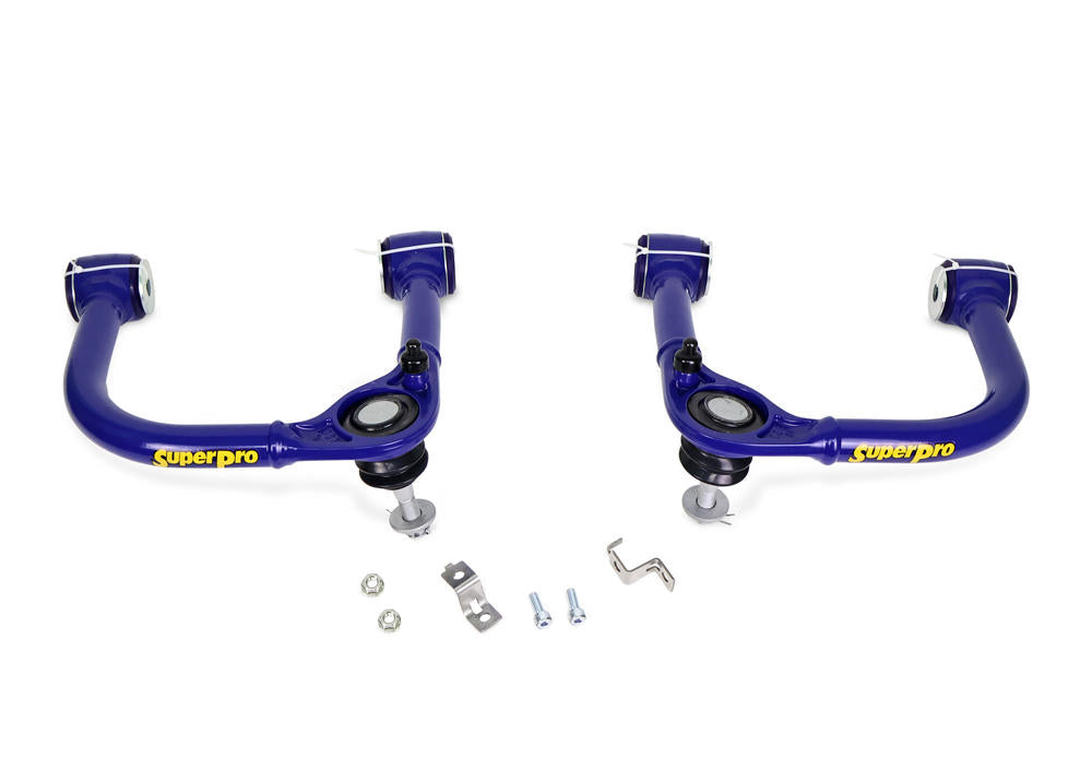 SuperPro Front Fixed Offset Upper Control Arm Kit incl. Ball Joints