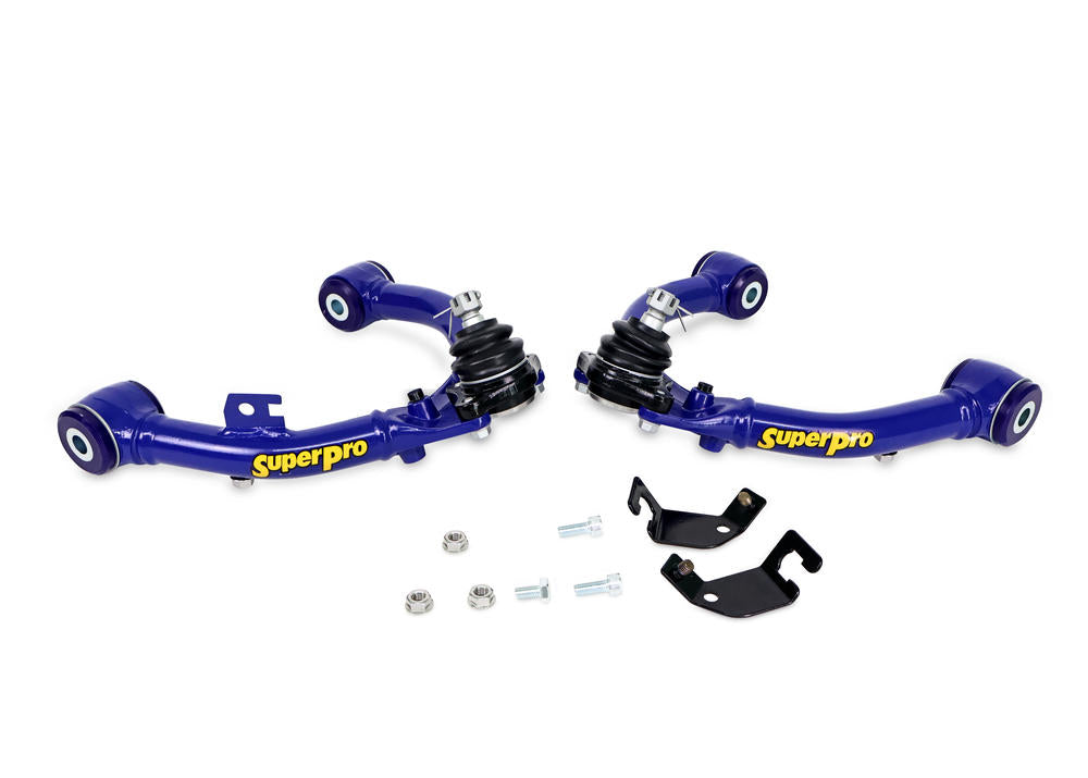 SuperPro Front Fixed Offset Upper Control Arm Kit incl. Ball Joints