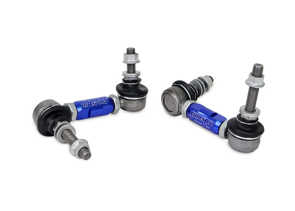 SuperPro Sway Bar Link Kit - Heavy Duty Adjustable
