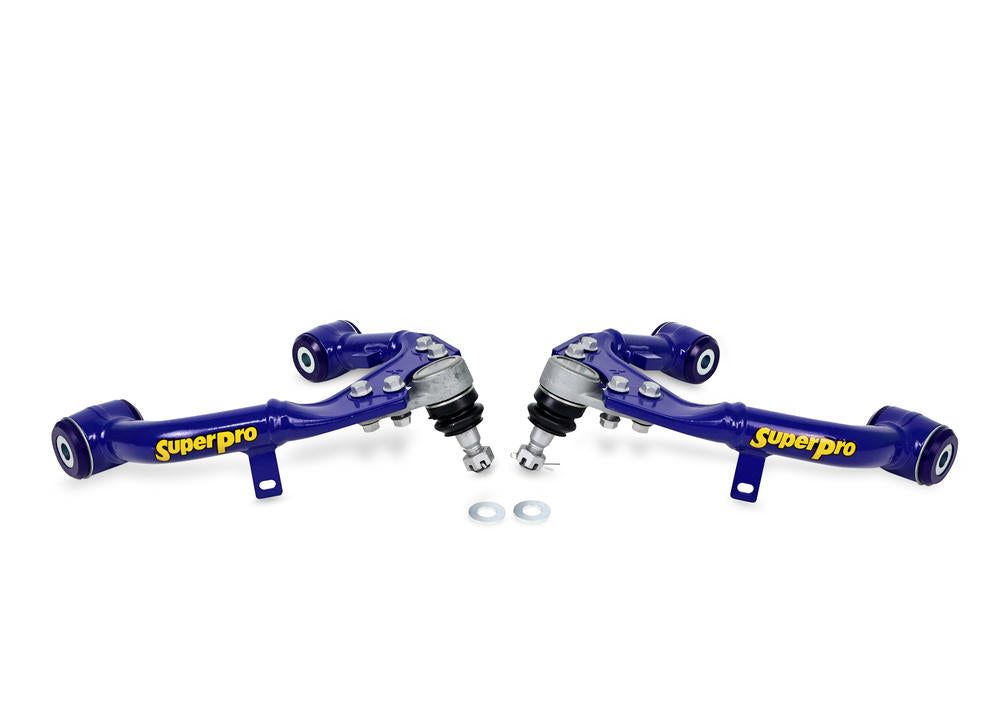 SuperPro Front Fixed Offset Upper Control Arm Kit incl. Ball Joints