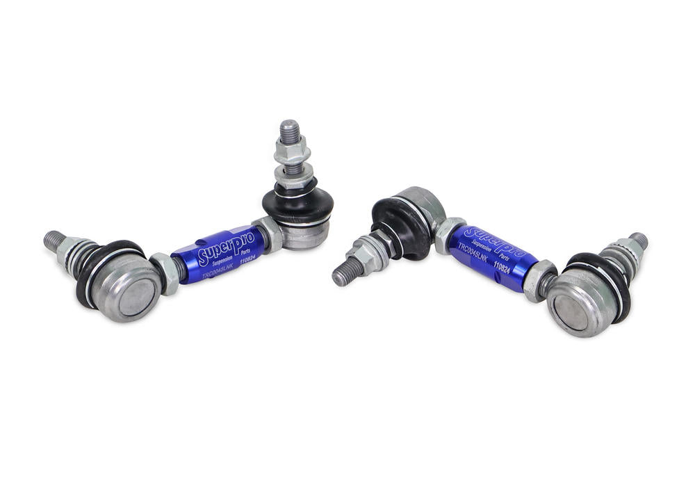 SuperPro Sway Bar Link Kit - Heavy Duty Adjustable