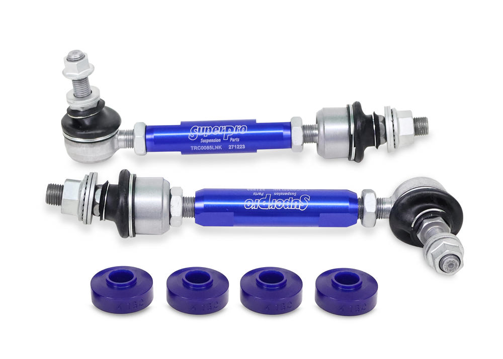SuperPro Sway Bar Link Kit - Heavy Duty Adjustable