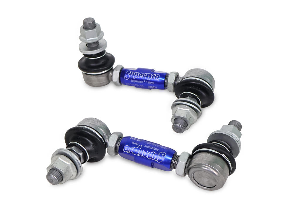 SuperPro Sway Bar Link Kit - Heavy Duty Adjustable