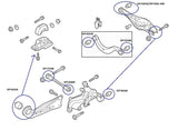 SuperPro Rear Control Arm Lower Inner Front Bush Kit