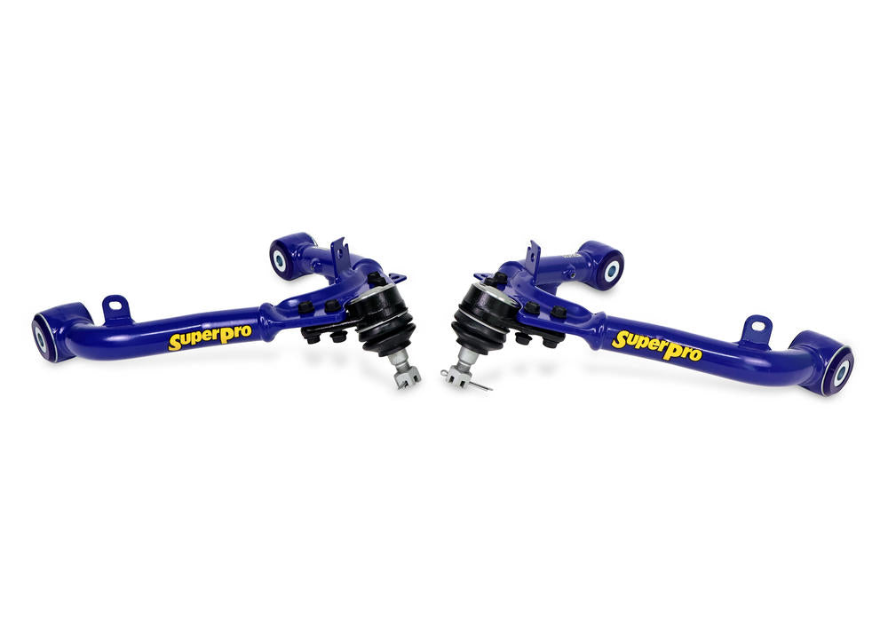 SuperPro Front Fixed Offset Upper Control Arm Kit incl. Ball Joints