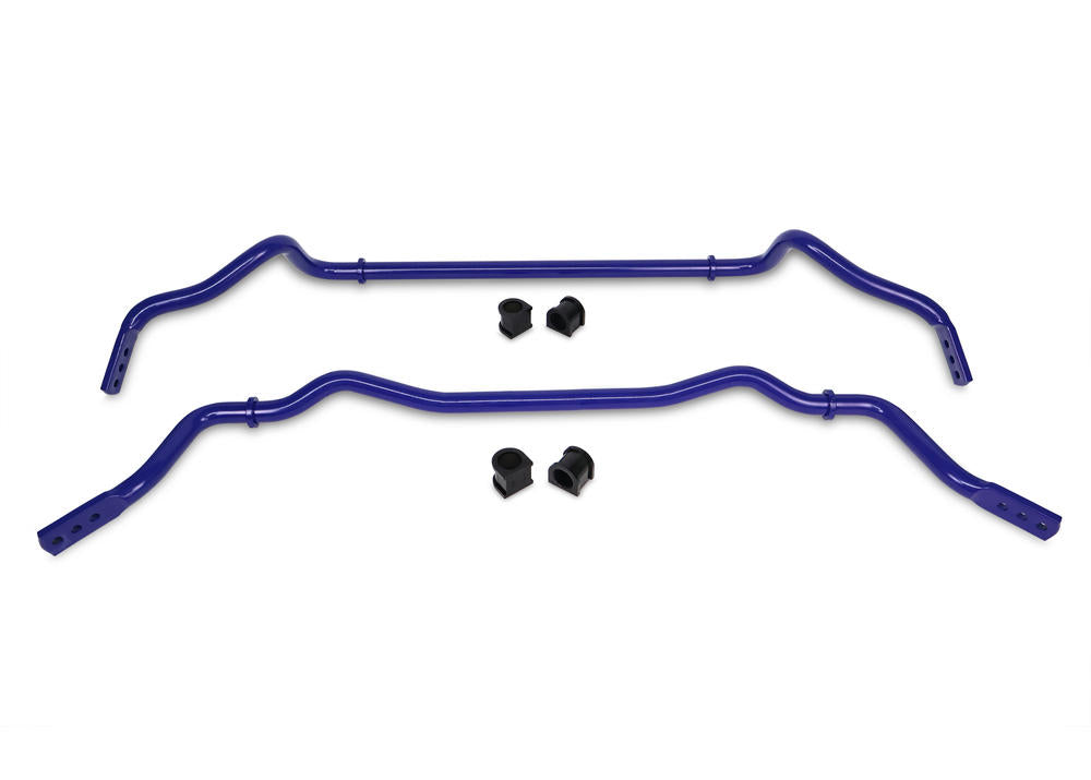 SuperPro 27mm Front + Rear Adjustable Sway Bar & Link Kit