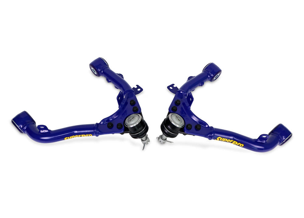 SuperPro Front Fixed Offset Upper Control Arm Kit incl. Ball Joints