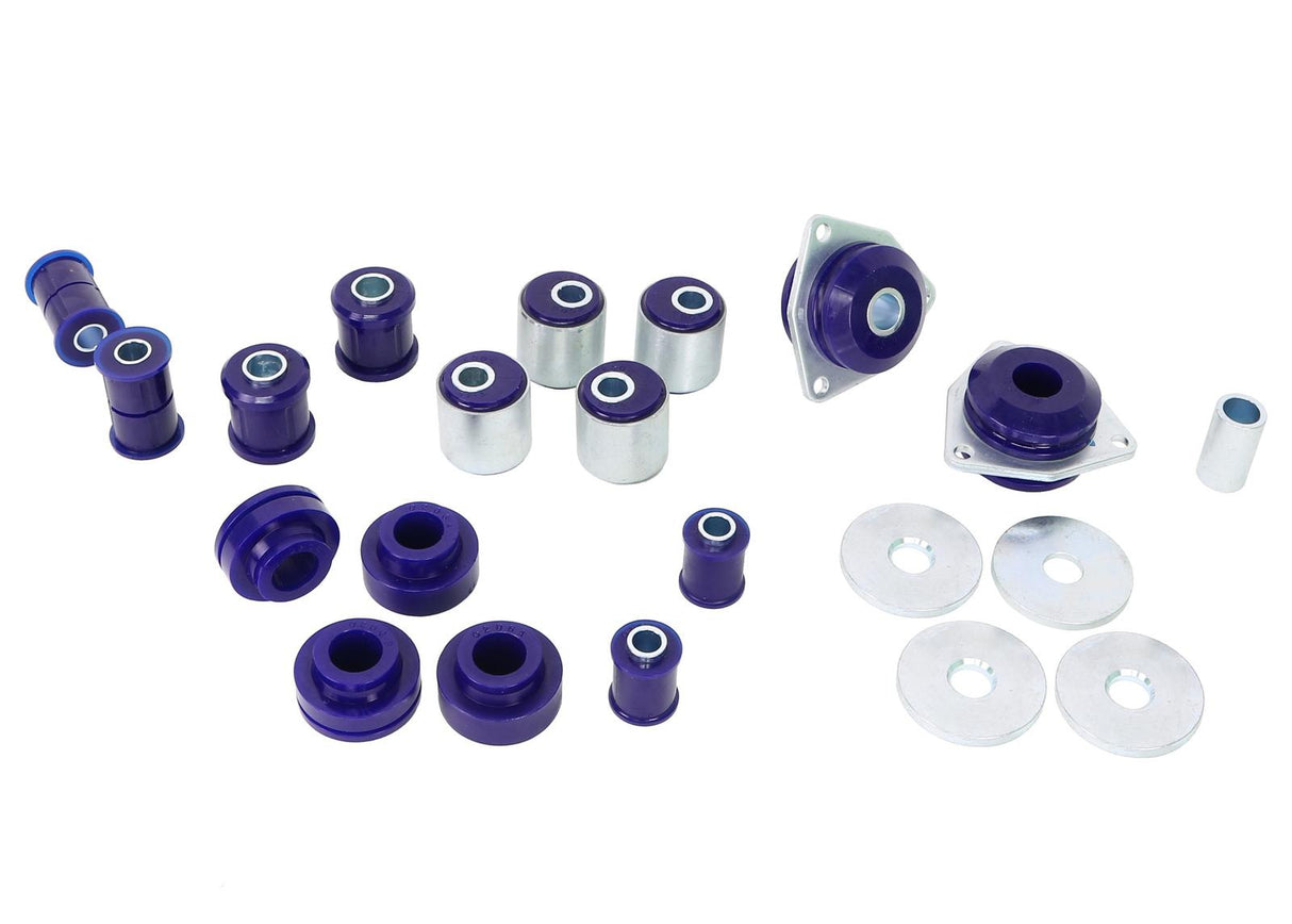 SuperPro Front & Rear Radius Arms & Panhard Rod Bush Kit - Caster Correction