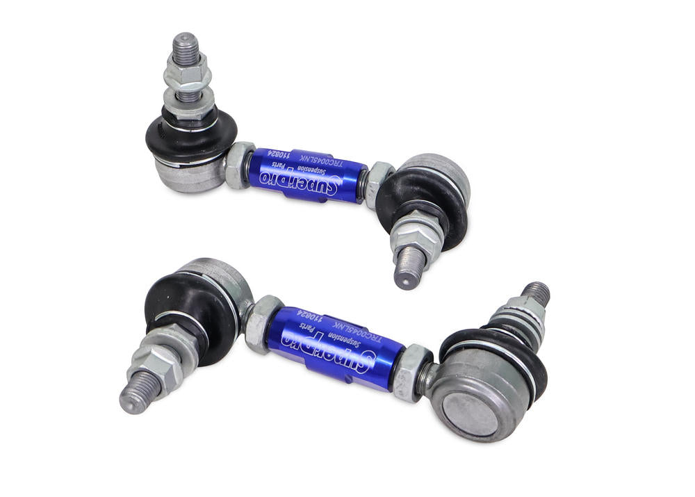 SuperPro Sway Bar Link Kit - Heavy Duty Adjustable