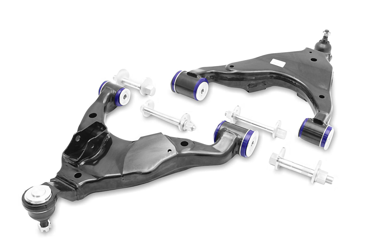 SuperPro Front Lower Adjustable Control Arm Assembly Kit incl. Ball Joints
