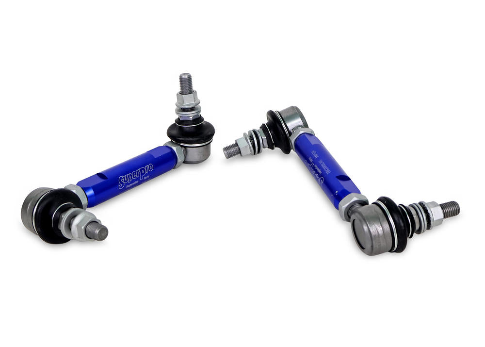 SuperPro Sway Bar Link Kit - Heavy Duty Adjustable