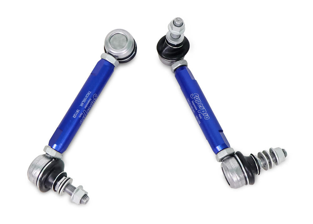 SuperPro Sway Bar Link Kit - Heavy Duty Adjustable