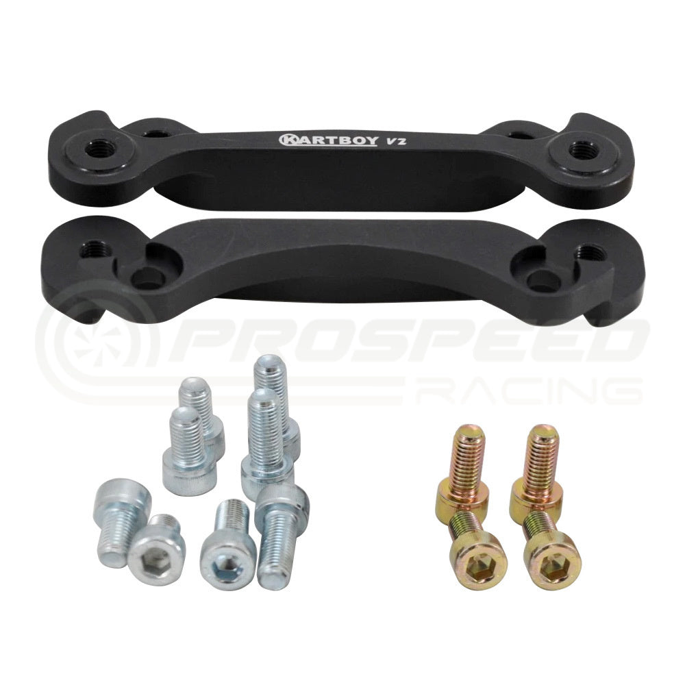 Kartboy V2 2 Pot Rear Brake Caliper Adaptors - Subaru WRX/STI 94-07 KB-016-V2 | Pro Speed Racing
