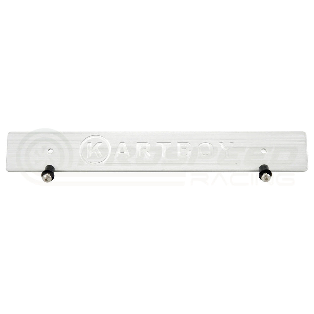 Kartboy License Plate Delete Silver - Subaru KB-055-PL-SLV | Pro Speed Racing