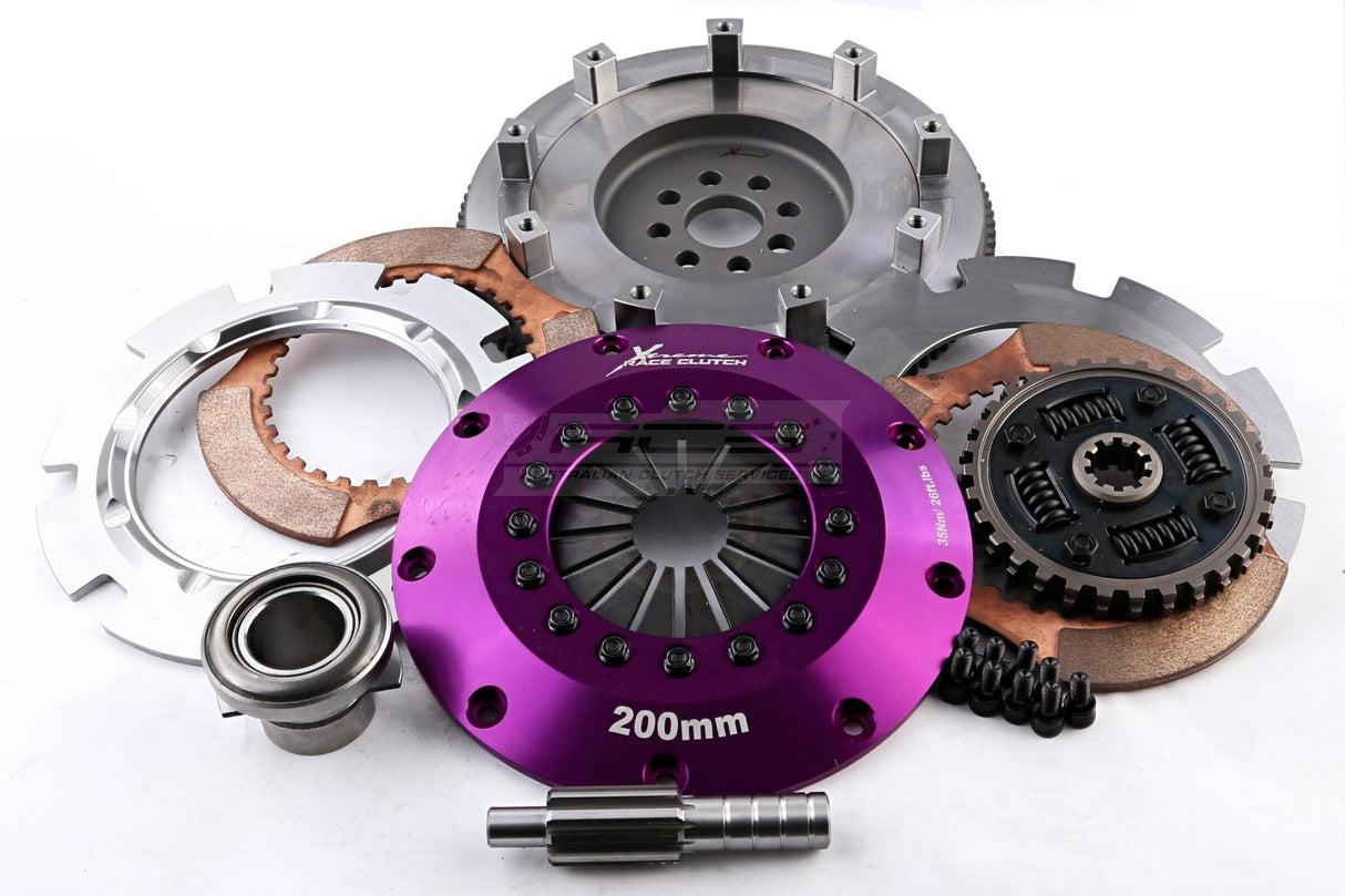 Xtreme 200mm Twin Plate Sprung Ceramic Clutch Kit BMW M3 E30 S14 2.3L 86-91 KBM20531-2B
