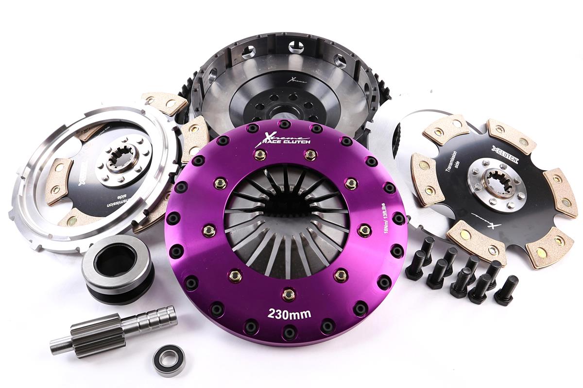 Xtreme 230mm Twin Plate Solid Ceramic Clutch Kit incl. SMF