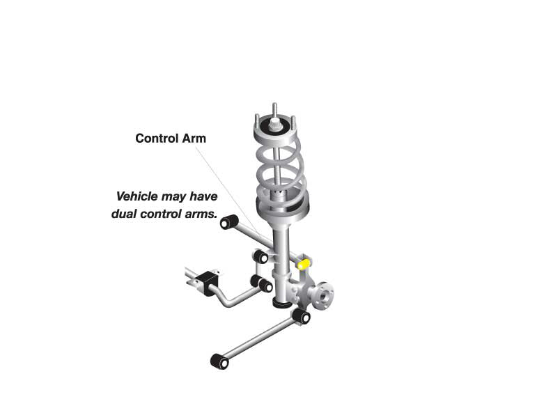 Whiteline Rear Control Arm Rear Upper Outer Bushing - Mazda RX7 FC Series 4, 5