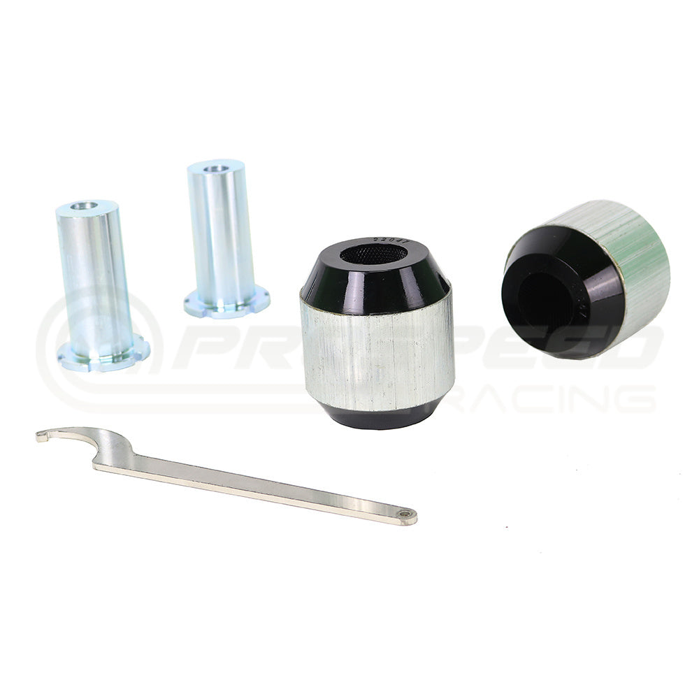 Whiteline Front Radius Arm Lower Bushing Kit Double Offset - Kia Stinger CK Incl GT 17+ KCA500 | PSR