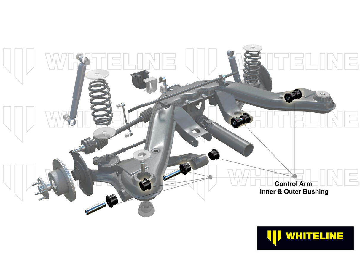 Whiteline Rear Control Arm Bushing Kit