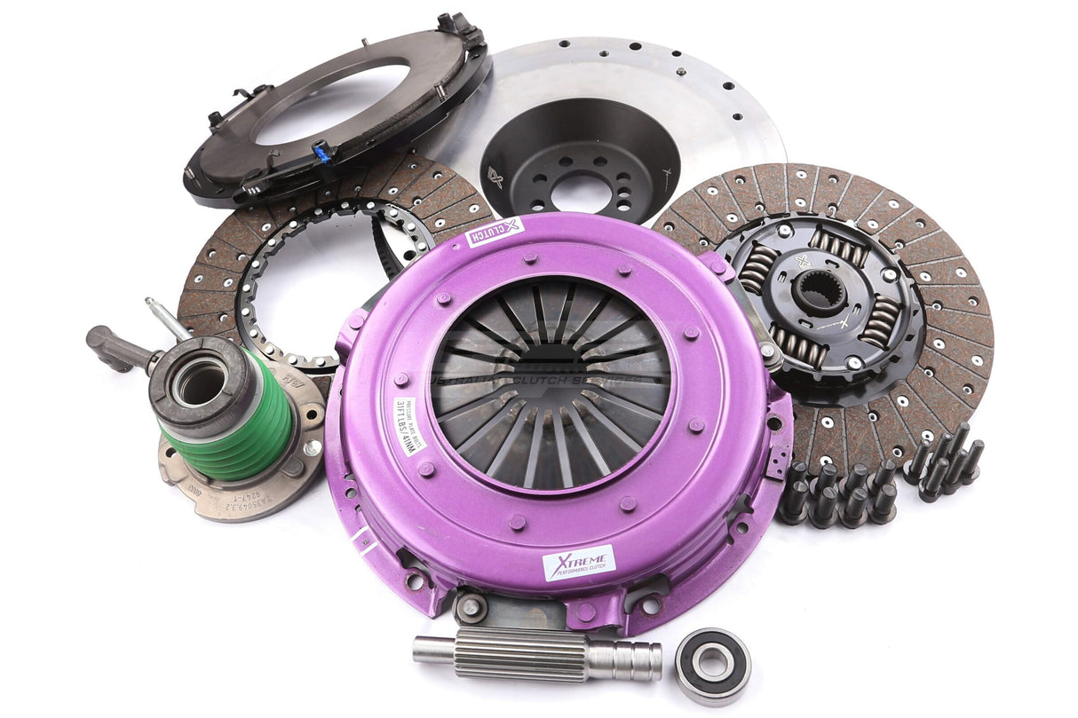 Xtreme 270mm Twin Plate Sprung Organic Clutch Kit incl. Flywheel & CSC Chevrolet Camaro ZL1 G6 LT4 6.2L 19-23 KCR27636-2A