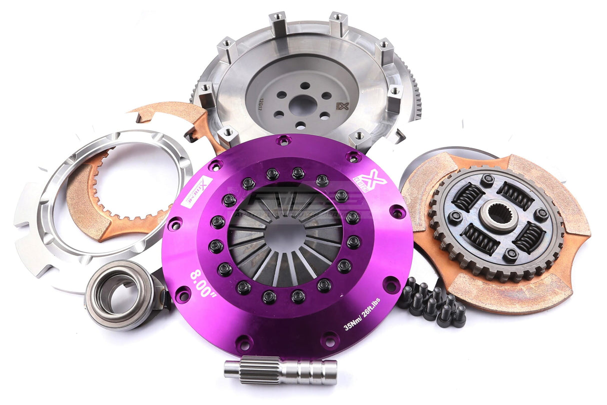 Xtreme 200mm Twin Plate Sprung Ceramic Clutch Kit Ford Laser TX3 Turbo/Mazda 323, Familia BG Turbo 1.8L KFD20523-2B