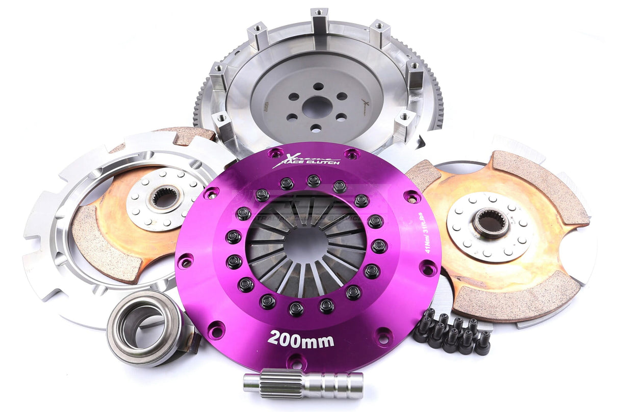 Xtreme 200mm Twin Plate Solid Ceramic Clutch Kit Ford Laser TX3 Turbo/Mazda 323, Familia BG Turbo 1.8L KFD20523-2E