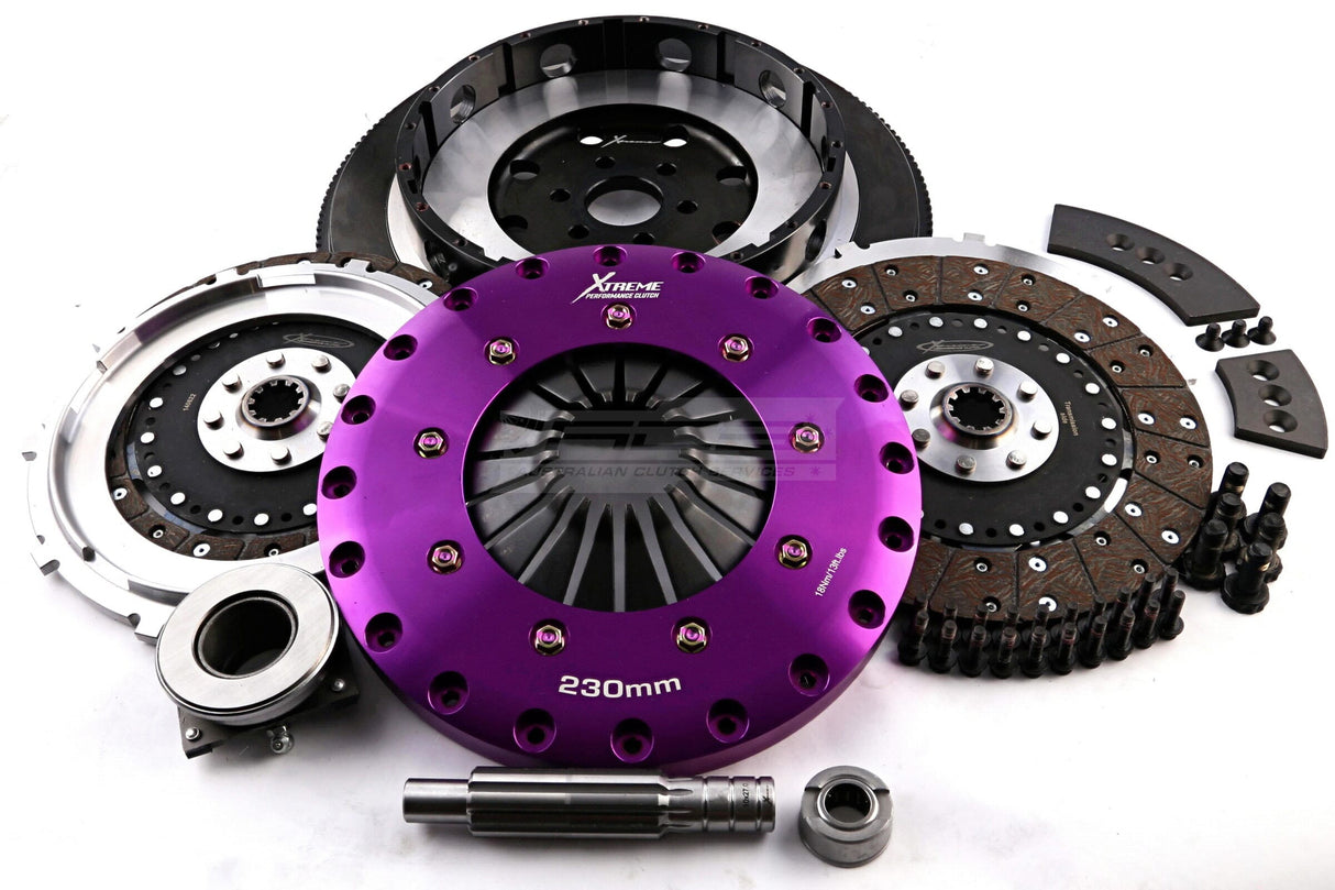 Xtreme 230mm Twin Plate Solid Organic Clutch Kit incl. Flywheel