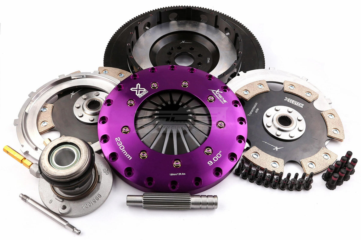 Xtreme 230mm Twin Plate Solid Ceramic Clutch Kit incl. Flywheel & CSC Ford Falcon XR8 FG/FPV GS, GT, GT-E, GT-P, Pursuit FG BOSS 5.4L 08-11 KFD23650-2E