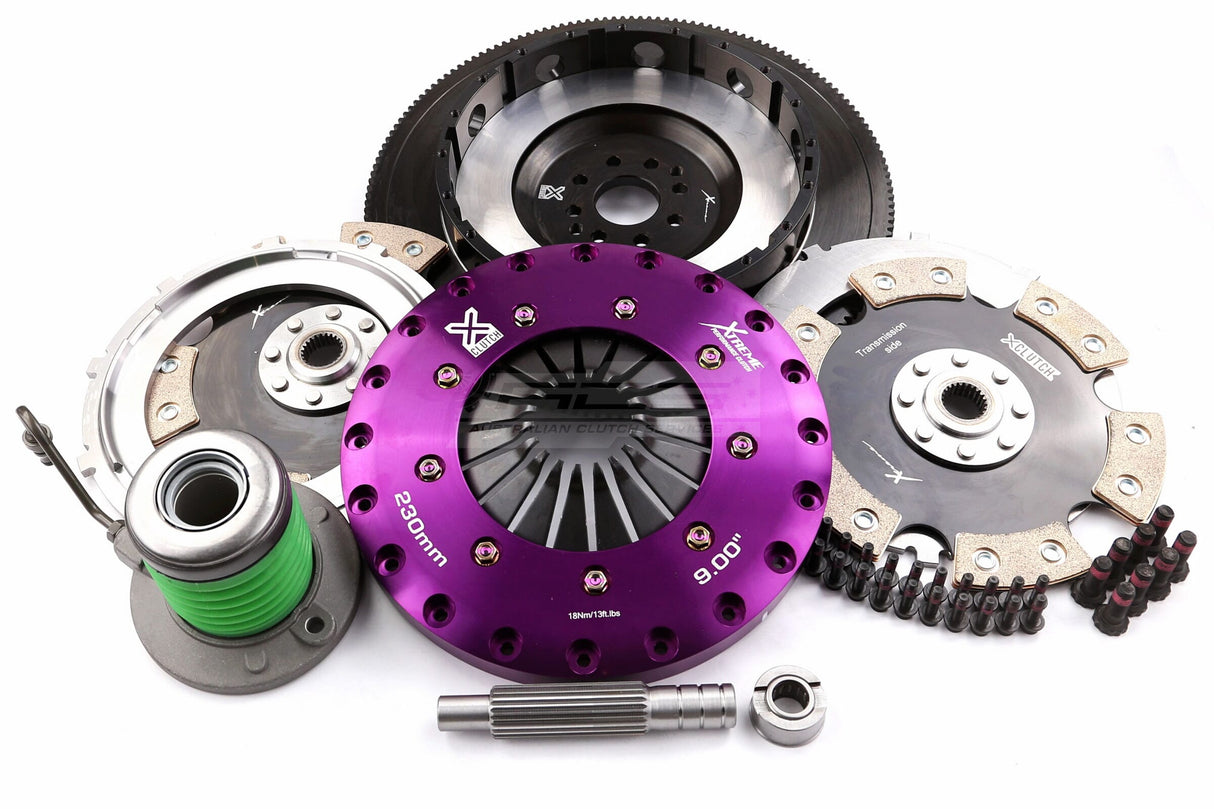 Xtreme 230mm Twin Plate Solid Ceramic Clutch Kit incl. Flywheel & CSC