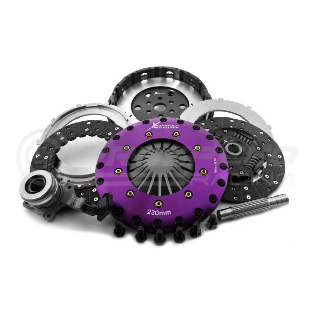 Xtreme 230mm Twin Plate Sprung Organic Clutch - Ford Focus ST LW, LZ 11-18/RS LZ 16-17 KFD23659-2A