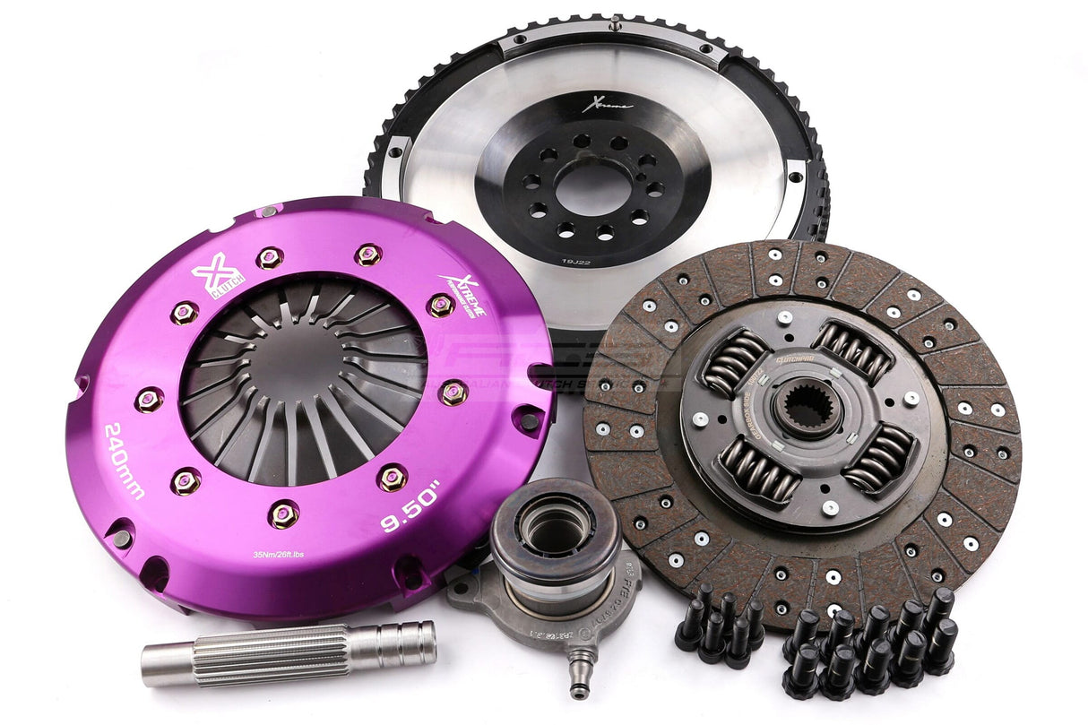 Xtreme Heavy Duty Sprung Organic Clutch Kit incl. Flywheel & CSC