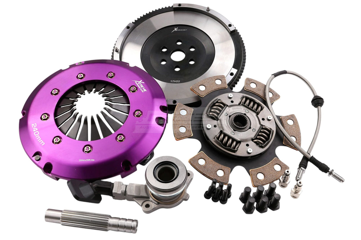 Xtreme Performance Race Sprung Ceramic Clutch Kit incl. SMF & CSC Ford Focus RS LZ 16-17/Focus ST LW, LZ KFD24640-1R