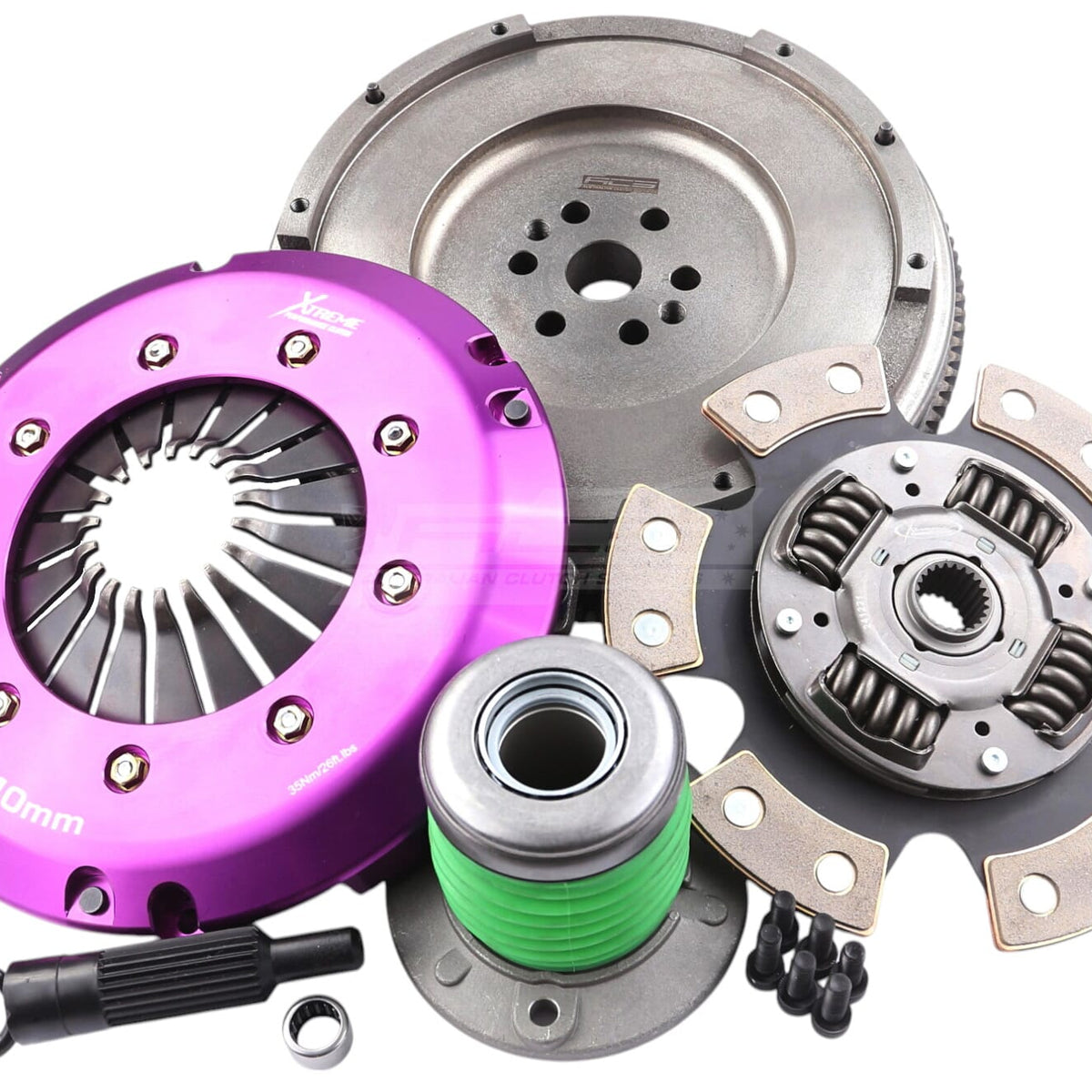Smf Raceway Xtreme Performance Race Sprung Ceramic Clutch Kit incl. SMF & CSC Ford ...