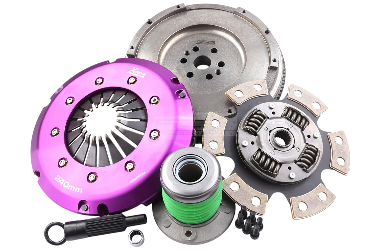 Xtreme Performance Race Sprung Ceramic Clutch Kit incl. SMF & CSC Ford Mustang EcoBoost FN/FM 14-24 KFD24682-1R
