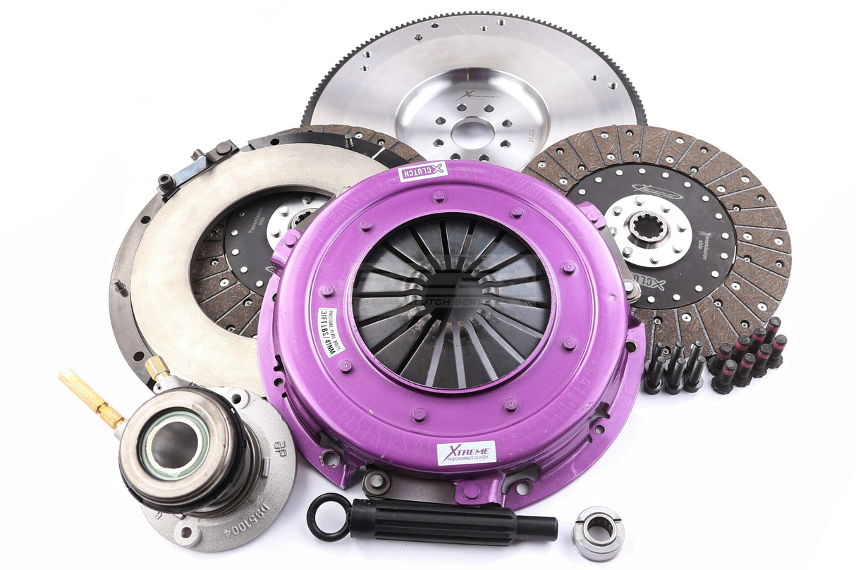 Xtreme 270mm Twin Plate Solid Organic Clutch Kit incl. Flywheel & CSC