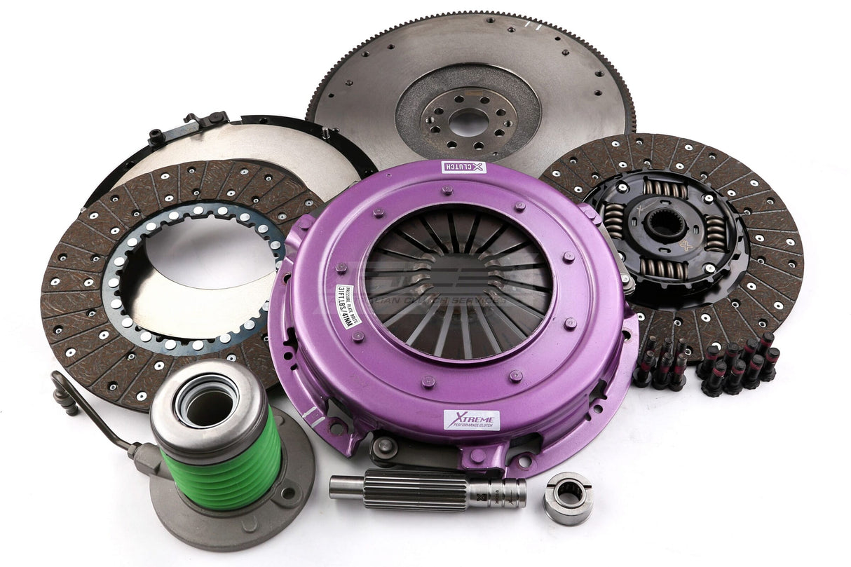 Xtreme 270mm Twin Plate Sprung Organic Clutch Kit incl. Flywheel & CSC