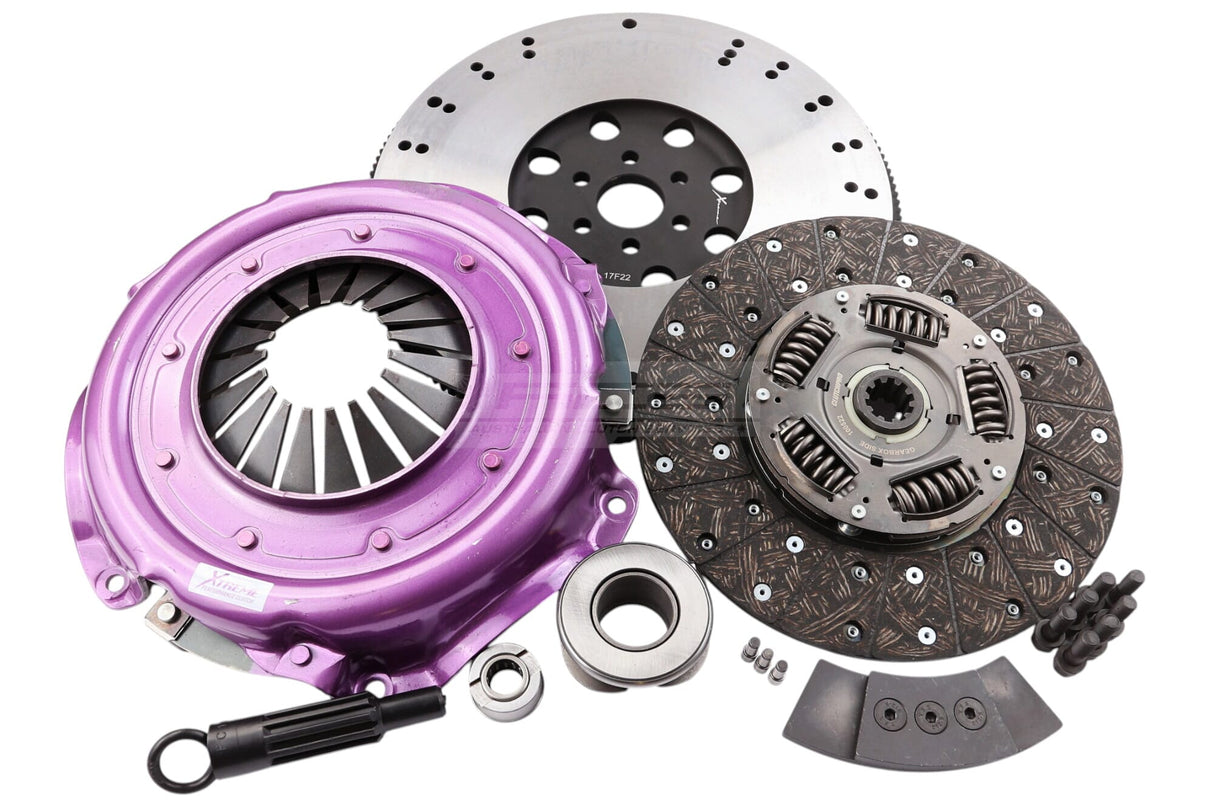Xtreme Extra Heavy Duty Sprung Organic Clutch Kit incl. Flywheel Ford Bronco/F-100, F-250 302/351 Cleveland 73-85 KFD28502-1AX