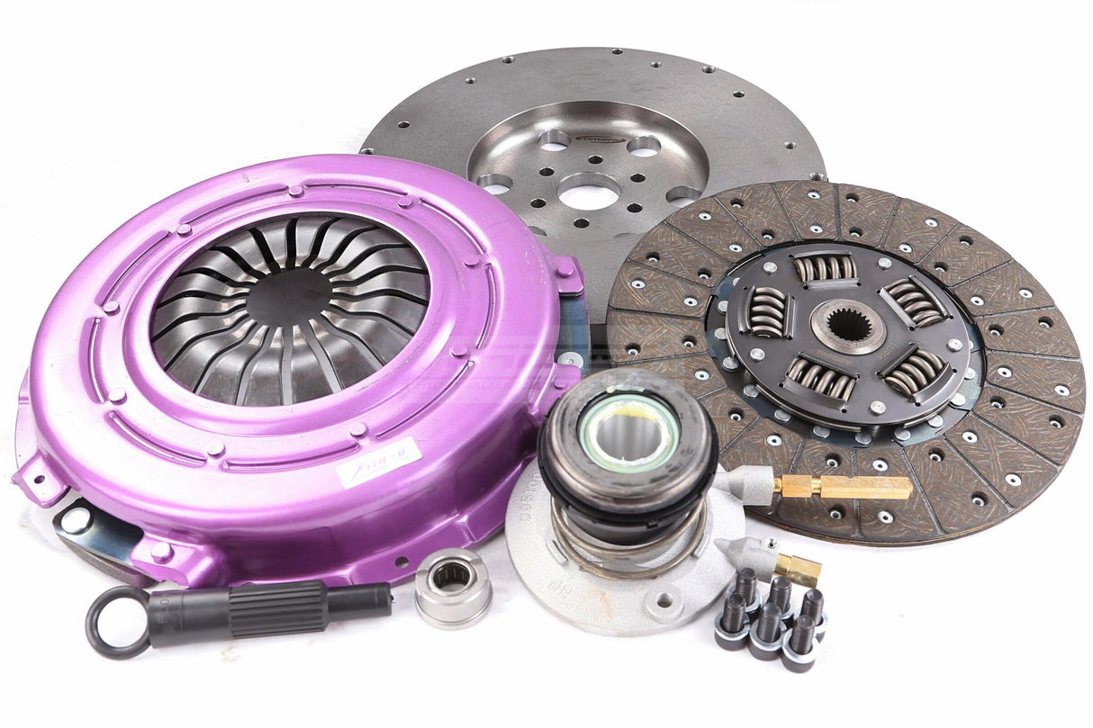 Xtreme Extra Heavy Duty Sprung Organic Steel Backed Clutch Kit incl. Flywheel & CSC Ford Falcon XR6T BA, BF/XR6, G6E FG 9 (6MT) KFD28680-1T