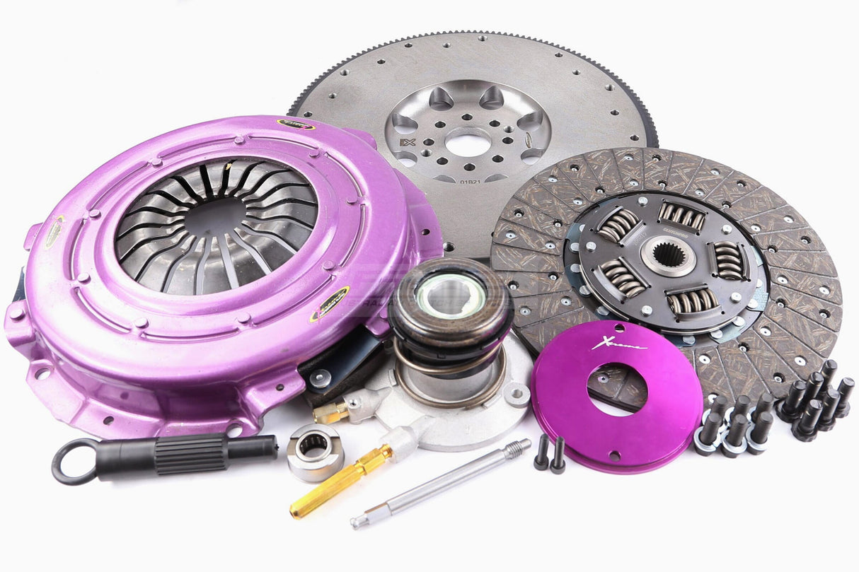 Xtreme Extra Heavy Duty Sprung Organic Steel Backed Clutch Kit incl. Flywheel & CSC Ford Falcon XR8/FPV GT, GT-E, GT-P 5.4L BOSS KFD28682-1T
