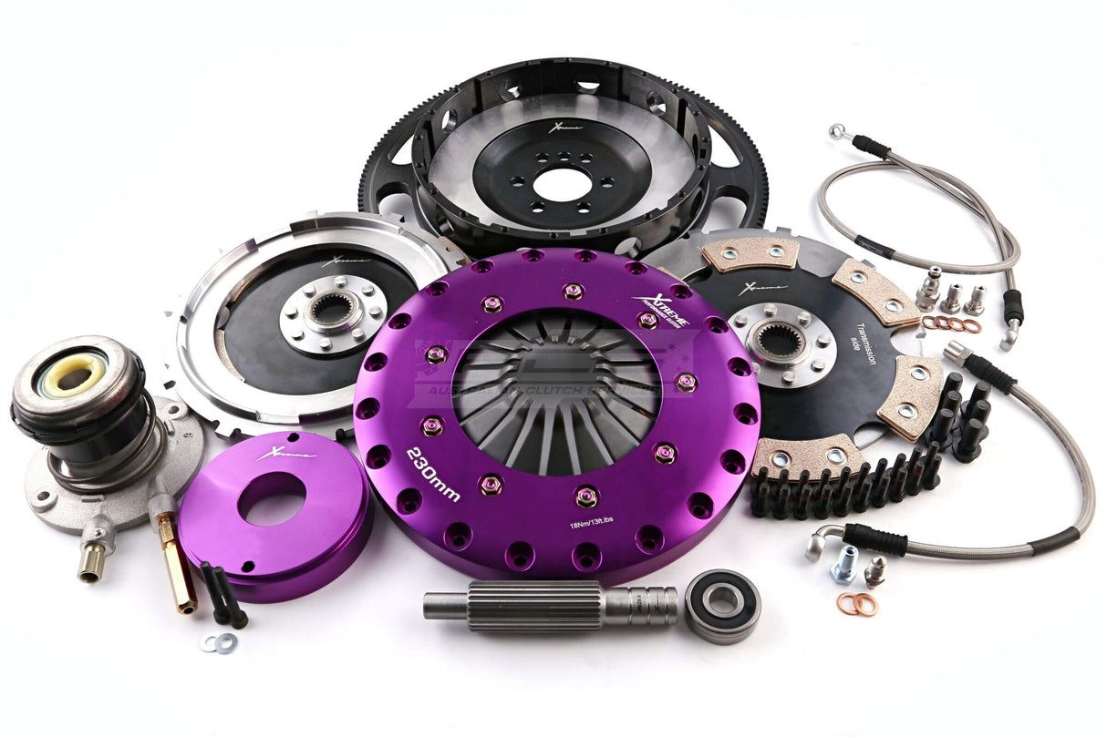 Xtreme 230mm Twin Plate Solid Ceramic Clutch Kit incl. Flywheel & CSC